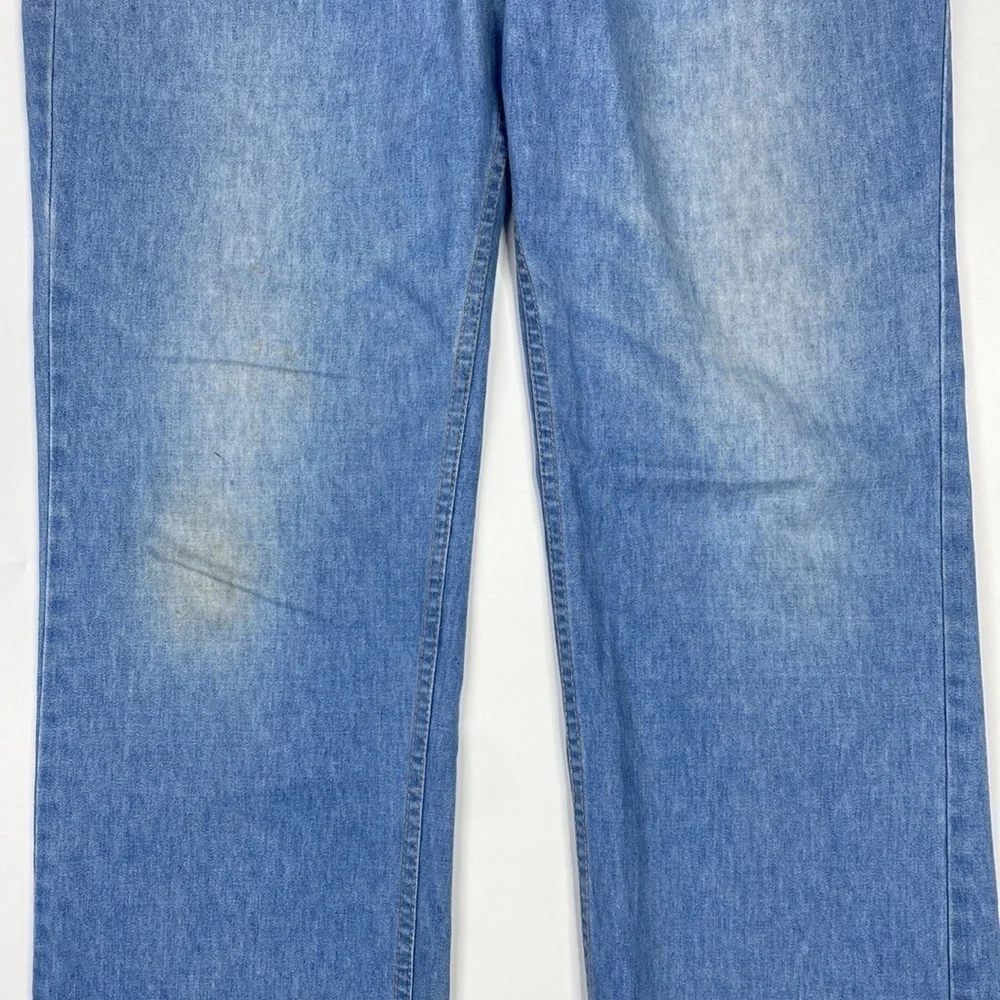 Vintage Levi Jeans With A Skosh More Comfort 70s 36x30 Orange Tag